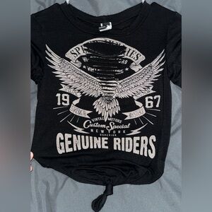 Windsor Crop Top with cut out front